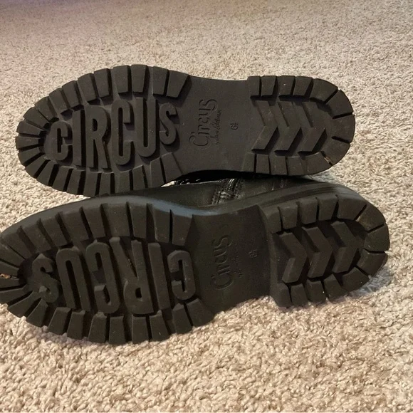 Circus by Sam Edelman Black Combat Boots 6.5M - Picture 7 of 7